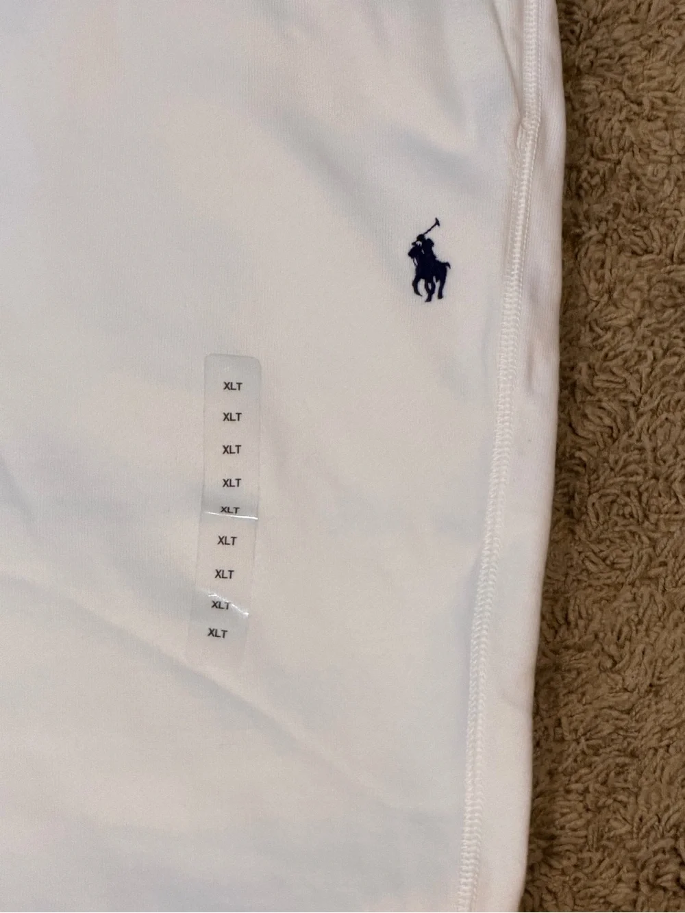 Polo Ralph Lauren Joggers Sweatpants Mens XLT Pockets White Pony NWOT